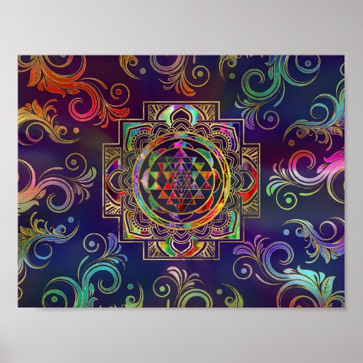 Sriyantra Sri Chakra Poster (Voorkant)