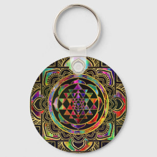 Sriyantra Sri Chakra Sleutelhanger