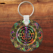 Sriyantra Sri Chakra Sleutelhanger (Voorkant)
