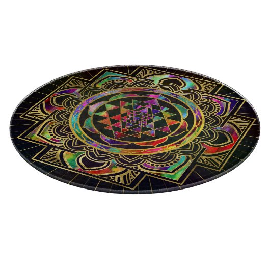 Sriyantra Sri Chakra Snijplank (Hoek)