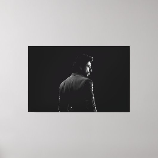 SRK Shahrukh Khan King Of Bollywood Canvas Afdruk (Voorkant)