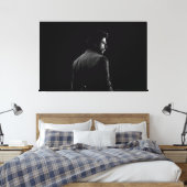 SRK Shahrukh Khan King Of Bollywood Canvas Afdruk (Insitu (Slaapkamer))