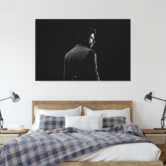 SRK Shahrukh Khan King Of Bollywood Canvas Afdruk (Insitu (Slaapkamer))