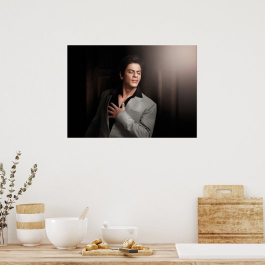 SRK Shahrukh Khan King Of Bollywood Poster (Keuken)