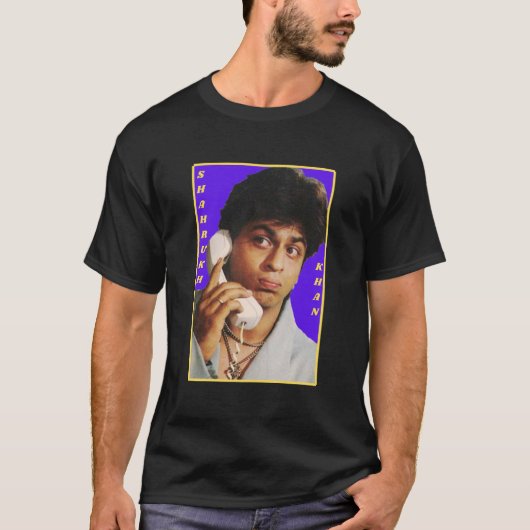 SRK | Shahrukh Khan | Shah Rukh Khan Funny Face T-shirt (Voorkant)