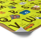 SrootKins die ABC's recyclen Poster van schoolklas (Hoek)