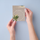 SRPL SERENE CALM PEACEFUL TRANQUIL FLORL LAND S FLYER (Hand)