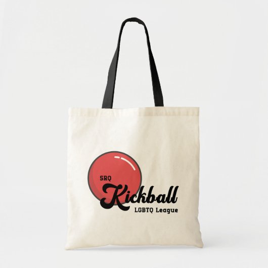 SRQ Kickball Canvas tas (Voorkant)