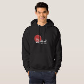 SRQ Kickball Mannen Black Hoodie (Voorkant volledig)