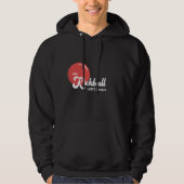 SRQ Kickball Mannen Black Hoodie (Voorkant)