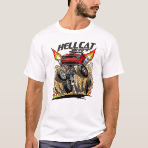 SRT Challenger Hellcat Klassieke Cartoon T-shirt