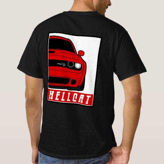 SRT DODGE HELLCAT t-shirt (Achterkant)