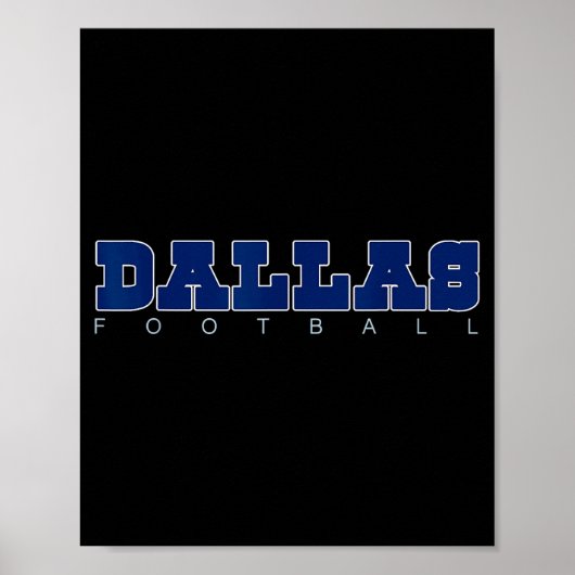 Srts Fans Dallas Football Dfw City Clic  Poster (Voorkant)
