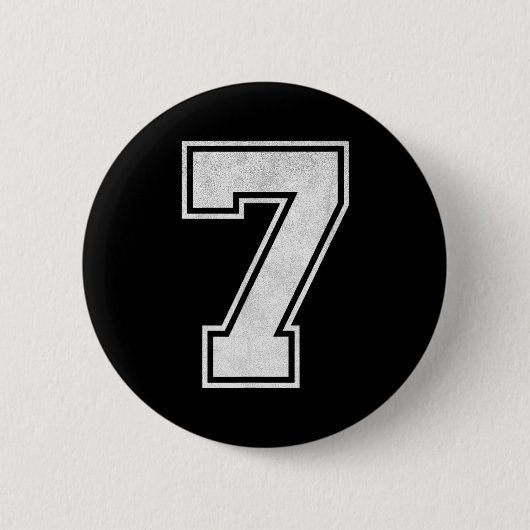 Srts Jersey Number 7 Nge Fan Team Player Birthday  Ronde Button 5,7 Cm (Voorkant)
