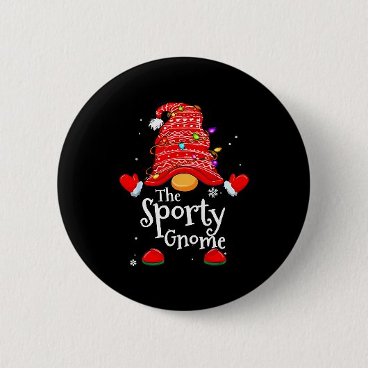 Srty Gnome - Xmas Family Matching Funny Christmas  Ronde Button 5,7 Cm (Voorkant)