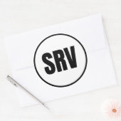 SRV - Stony River Classic Round Sticker (Envelop)
