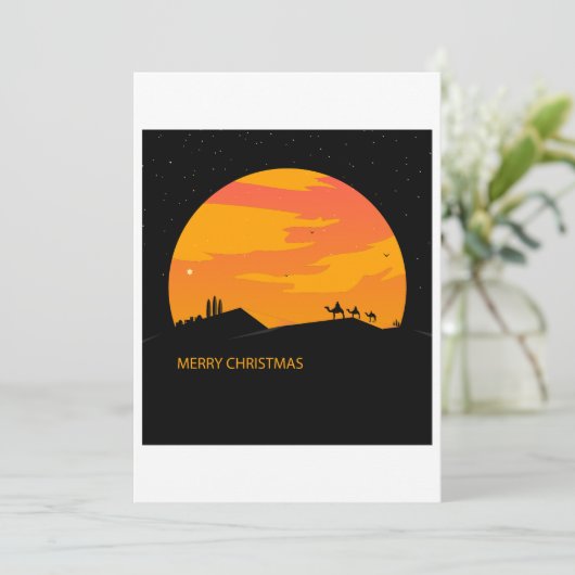 sry christmass feestdagenkaart (Staand voorkant)