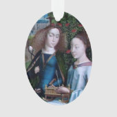 SS. Agatha en Christina (detail; M 070) Acrylzuur Ornament (voorkant)