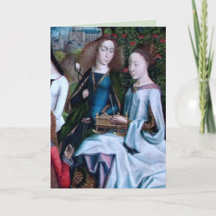SS. Agatha en Christina (detail; M 070)-kaart Kaart