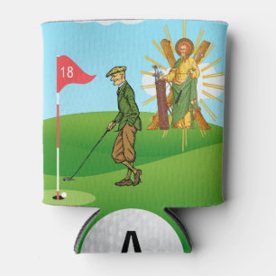 SS. Andrew & Jude met 2 mannelijke golfers Blikjeskoeler