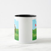 SS. Andrew & Jude met 2 mannelijke golfers Mok (Midden)