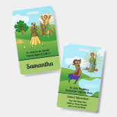 SS. Andrew & Jude met 2 Vrouw Golfers Badge (Voor- en achterkant)
