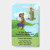 SS. Andrew & Jude met 2 Vrouw Golfers Badge (Achterkant)