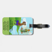 SS. Andrew & Jude met 2 Vrouw Golfers Bagagelabel (Achterkant horizontaal)