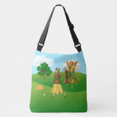 SS. Andrew & Jude met 2 Vrouw Golfers Crossbody Tas (Voorkant)