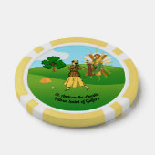 SS. Andrew & Jude met 2 Vrouw Golfers Poker Chips (Enkel)