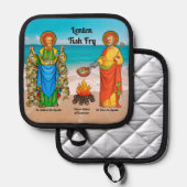 SS. Andrew & Peter's Fish Fry Cookout Pannenlap (Voorkant / Achterkant)