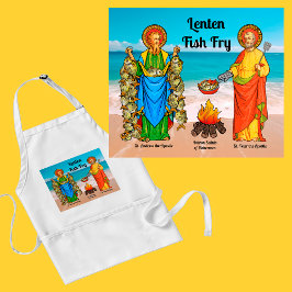 SS. Andrew & Peter's Fish Fry Cookout Standaard Schort