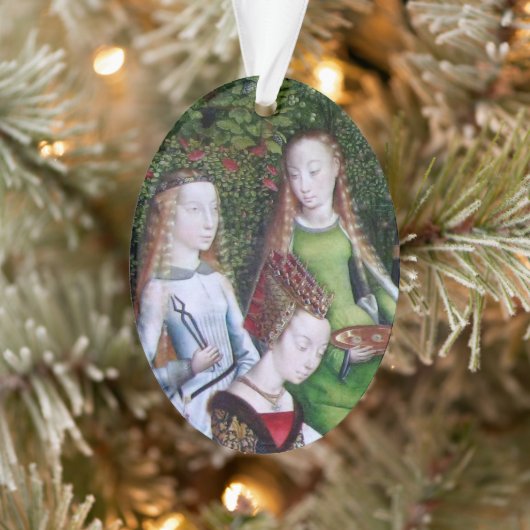 SS. Apollonia en Lucy (met St. Ursula) Acryl Ornament (Boom)