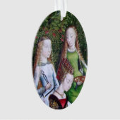 SS. Apollonia en Lucy (met St. Ursula) Acryl Ornament (voorkant)