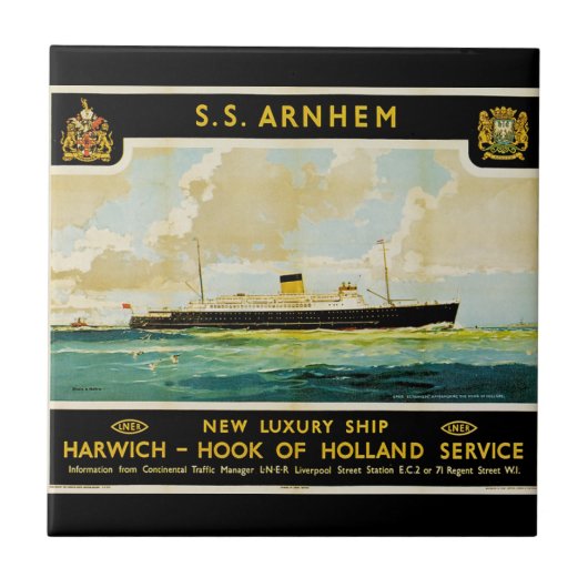 ss Arnhem Tegeltje (Voorkant)