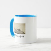 SS Bergensfjord Noors Schip Coffee Mok (Voorkant links)