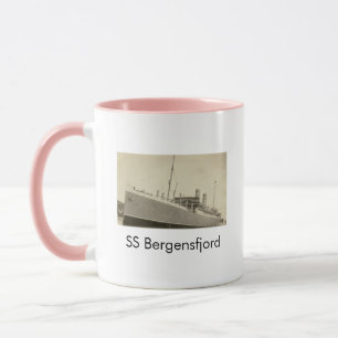 SS Bergensfjord Noors Schip Coffee Mok