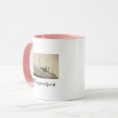 SS Bergensfjord Noors Schip Coffee Mok (Voorkant links)
