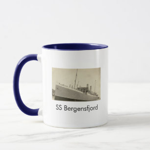 SS Bergensfjord Noors Schip Coffee Mok