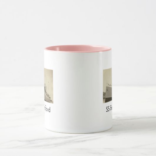 SS Bergensfjord Noorse Mok scheepskoffie (Midden)