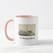 SS Bergensfjord Noorse Mok scheepskoffie (Links)