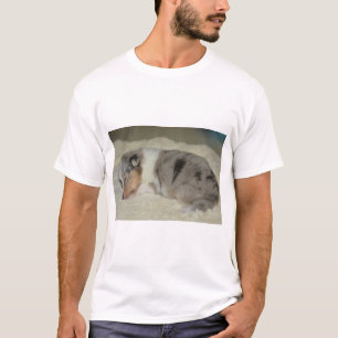 SS Blue Merle White en Tan puppy kleren T-shirt