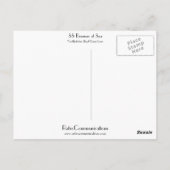 SS Bremen in Zee Briefkaart (Achterkant)