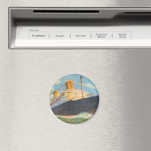 SS Bremen in Zee Magneet (Insitu (Vaatwasser))