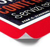 SS Conte Biancamano  schip Poster (Hoek)