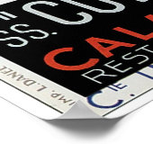 SS Côte d'Azur  Ship Advertisement Poster (Hoek)