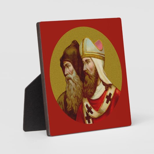 SS. Cyril & Methodius (M 001) 5.25"x5.25"vierkant Fotoplaat (Voorkant)