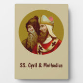 SS. Cyril & Methodius (M 001) 5 "x7" verticaal Fotoplaat (voorkant)