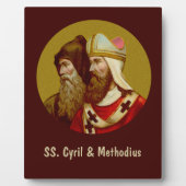 SS. Cyril & Methodius (M 001) 8 x 10 inch verticaa Fotoplaat (Voorkant)
