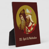SS. Cyril & Methodius (M 001) 8 x 10 inch verticaa Fotoplaat (Zijkant)